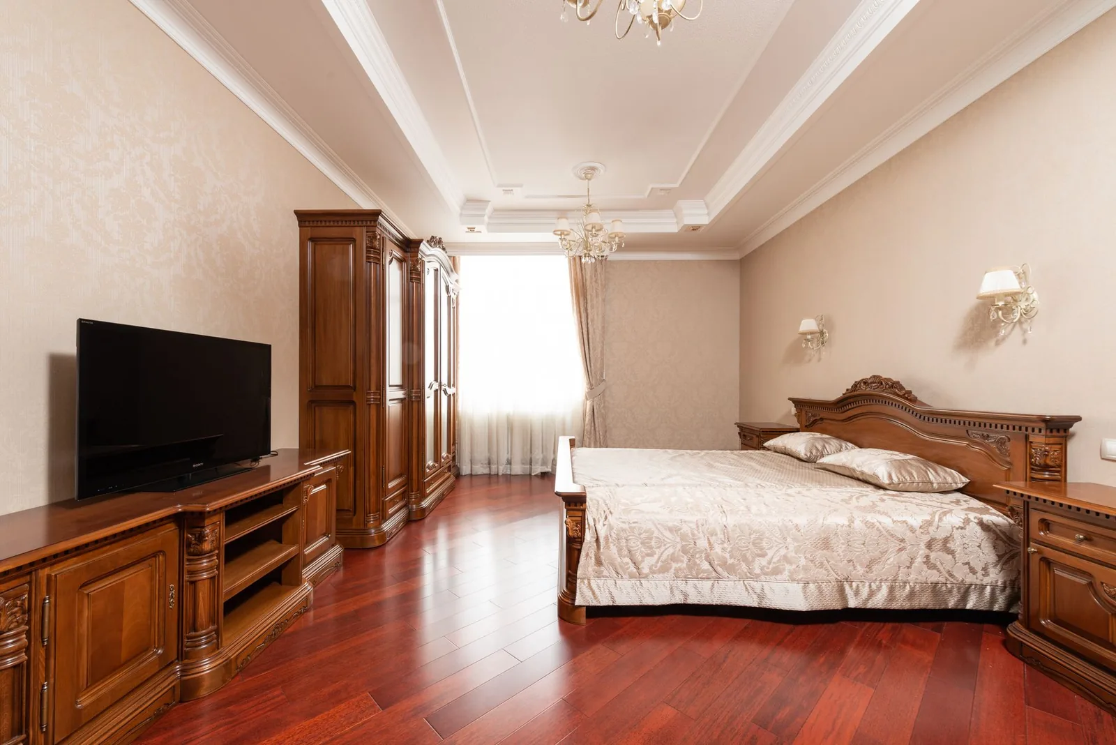 Apartment-style suite interior with antique furniture in Beyoğlu