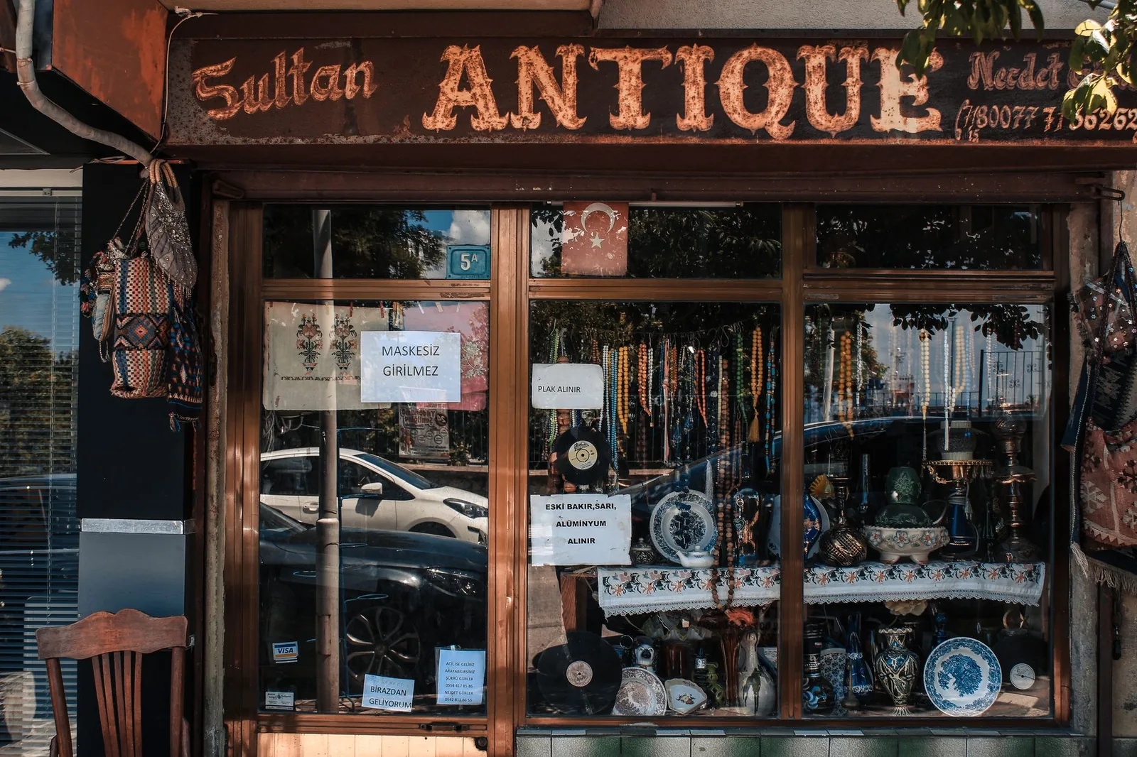 Çukurcuma antique street close to Museum of Innocence Istanbul