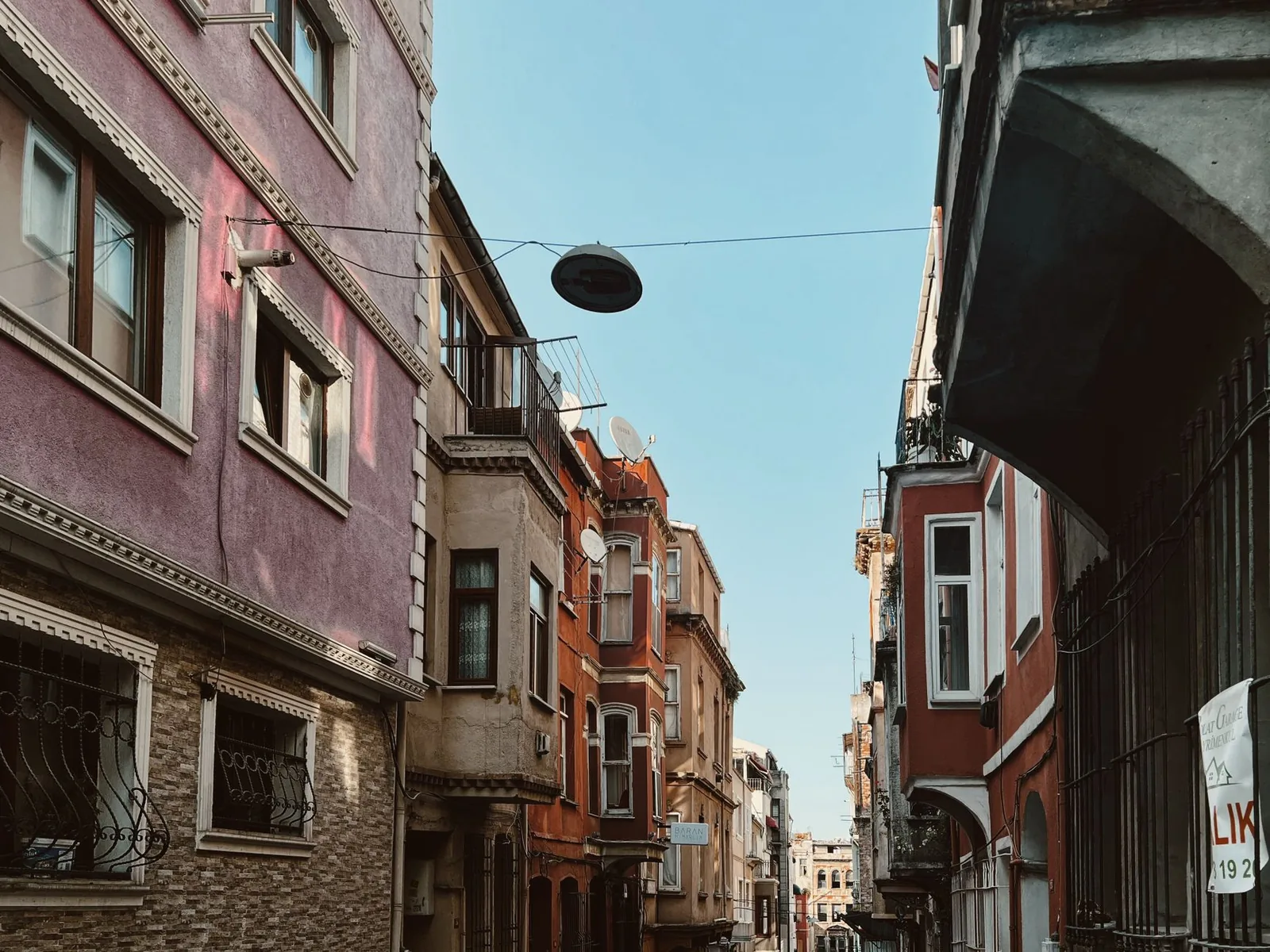 Cukurcuma neighbourhood street near a family-friendly boutique hotel in Beyoglu