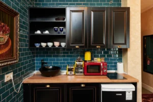 Family hotel Beyoglu apartment suite with antique furniture for a family stay in Istanbul