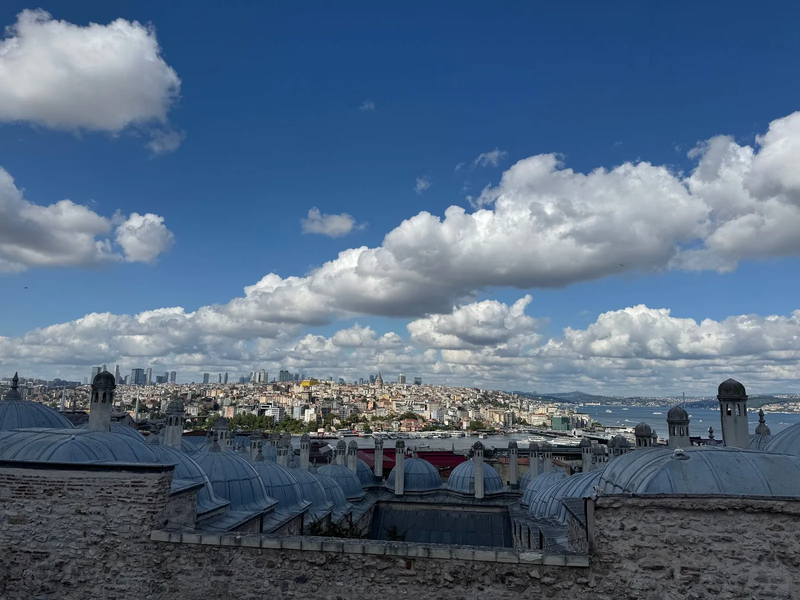 Things to do in Cihangir - view over the rooftops toward the Bosphorus